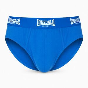 Lonsdale 2-pak majtki niebieskie z przodu