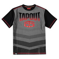 Tapout Camouflage Panel, koszulka dla chłopca, ciemnoszara, Rozmiar 9-10 lat
