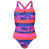 Adidas Fit All Over Print, strój kąpielowy, wzorzysty