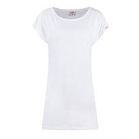 Lee Cooper Jersey Boxy, koszulka damska, biała, Rozmiar XL