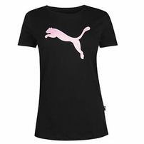 Puma Big Cat koszulka damska, czarna / białe logo