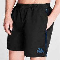 Lonsdale, spodenki kąpielowe męskie, czarne, Rozmiar XS