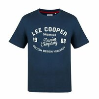 Lee Cooper koszulka męska niebieska C Logo, Rozmiar 3XL