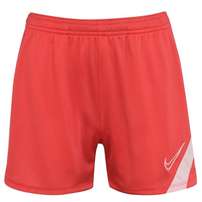 Nike Academy Pro, damskie spodenki piłkarskie, czerwone, Rozmiar S