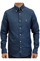 Ralph Lauren koszula męska, indigo denim