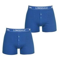 Lonsdale bokserki, 2 sztuki, niebieskie
