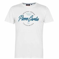 Pierre Cardin biała koszulka męska