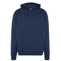 Slazenger Fleece, granatowa bluza z kapturem, Rozmiar XL