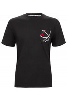 Tommy Jeans czarny tshirt męski, Rozmiar S