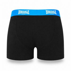 Bokserki Trunk 2-pak Czarne/Niebieskie bawełna widok z przodu