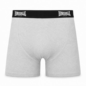 Lonsdale szare męskie bokserki z tyłu