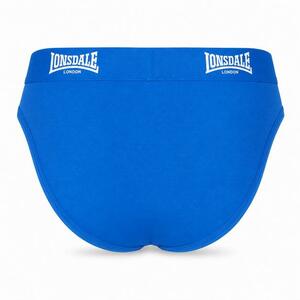Lonsdale 2-pak majtki niebieskie z tyłu