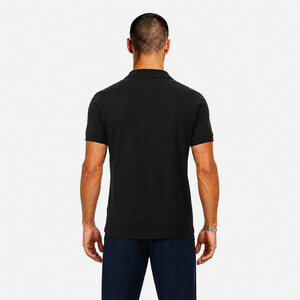 Lacoste męskie polo DH2050-00031 czarne, widok z tyłu na modelu