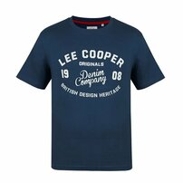Lee Cooper koszulka męska niebieska C Logo, Rozmiar XXL