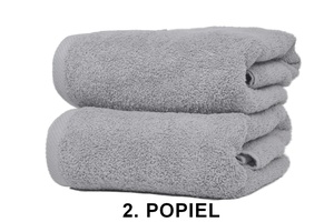 Ręcznik popielaty bawełniany City Sklep, Rozmiar 50x100 cm
