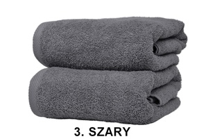 Ręcznik szary bawełniany City Sklep, Rozmiar 50x100 cm