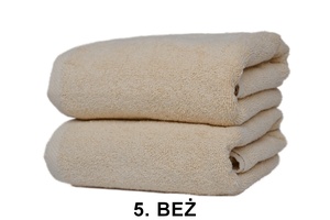 Ręcznik beżowy bawełniany City Sklep, Rozmiar 70x140 cm