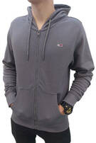 Tommy Jeans szara bluza z kapturem męska, Rozmiar XXL