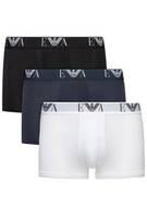 Emporio Armani męskie bokserki 3 szt. czarne, białe, granatowe