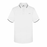 Męska koszulka polo Slazenger Tipped biała