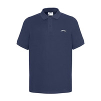 Slazenger Plain koszulka męska polo granatowa