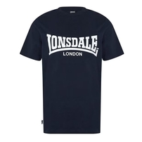 Lonsdale Essentials koszulka granatowa męska z logo