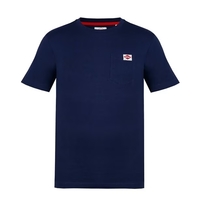 Granatowa koszulka męska z kieszenią Lee Cooper Essentials