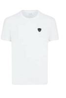 Emporio Armani bawełniany T-shirt męska biały krótki rękaw, Rozmiar M