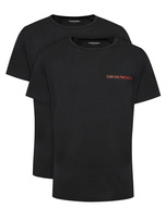 Emporio Armani czarny T-shirt męski 2 szt., Rozmiar XL