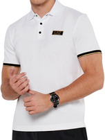 EA7 Emporio Armani koszulka polo męska biała Regular Fit, Rozmiar XXL