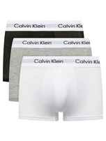 Calvin Klein Bokserki Męskie 3-Pak Czarne, Białe, Szare TRUNKI, Rozmiar XL