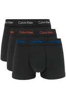 Calvin Klein Underwear 3x Bokserki Męskie Czarne TRUNKI, Rozmiar S