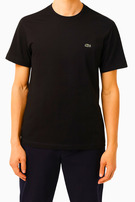 Lacoste T-Shirt Męski Czarny TH2038 – 100% Bawełna, Rozmiar L