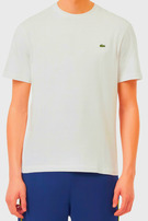 Lacoste T-Shirt Męski Biały TH2038 – 100% Bawełna, Rozmiar S