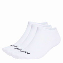 Adidas Skarpetki No Show Męskie Białe 3-pak, Bawełniane i Niewidoczne