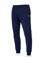 Spodnie dresowe męskie Lacoste XH9624 Slim Fit granatowe z logo, Rozmiar XL