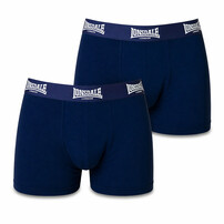 Bokserki męskie Lonsdale Trunk 2-pak granatowe bawełna LYCRA, Rozmiar 4XL