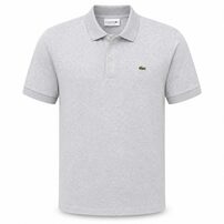 Lacoste Polo męskie DH2050 00 CCA bawełna PIMA Regular Fit szary melanż, Rozmiar XL