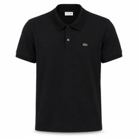 Lacoste Polo Męskie DH2050 00031 bawełna PIMA Regular Fit czarne, Rozmiar XL