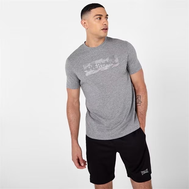 Everlast szara koszulka męska Camo, Rozmiar L